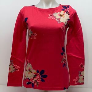 🔥JOULES RaspberryBircham Bloom Harbour JerseyTop New